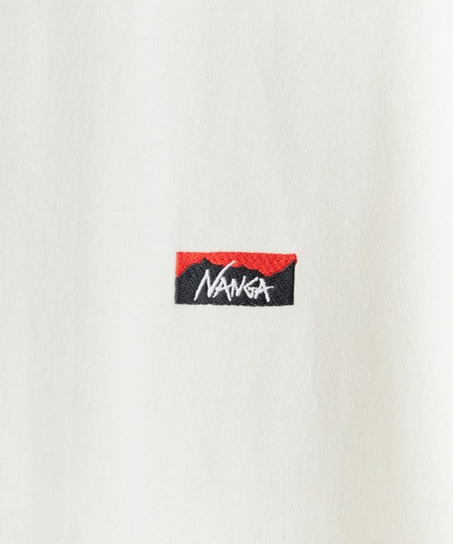 NANGA(ナンガ)の「NANGA/ナンガ ECO HYBRID BOX LOGO EMBROIDERY TEE Tシャツ 2026年 夏 夏服(Tシャツ/カットソー・メンズ・ブラック/ホワイト/ピンク/アッシュグレー/ネイビー・M/L/XL/S)」の9枚目の写真