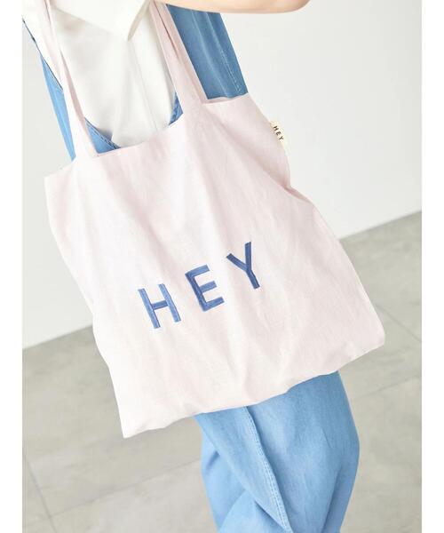 Samansa Mos2 blue（サマンサモスモスブルー）の「【made in INDIA】セパレートロゴトート（ハンドバッグ・レディース・オレンジ/ピンク/グリーン・F）」の4枚目の写真