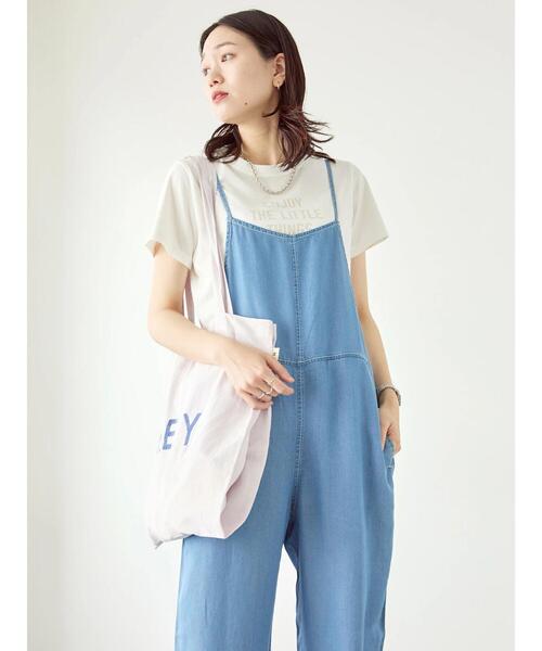 Samansa Mos2 blue（サマンサモスモスブルー）の「【made in INDIA】セパレートロゴトート（ハンドバッグ・レディース・オレンジ/ピンク/グリーン・F）」の8枚目の写真