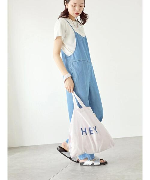 Samansa Mos2 blue（サマンサモスモスブルー）の「【made in INDIA】セパレートロゴトート（ハンドバッグ・レディース・オレンジ/ピンク/グリーン・F）」の10枚目の写真