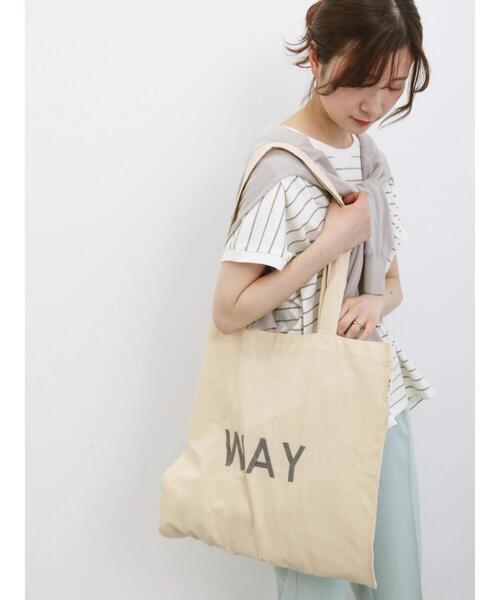 Samansa Mos2 blue（サマンサモスモスブルー）の「【made in INDIA】セパレートロゴトート（ハンドバッグ・レディース・オレンジ/ピンク/グリーン・F）」の16枚目の写真