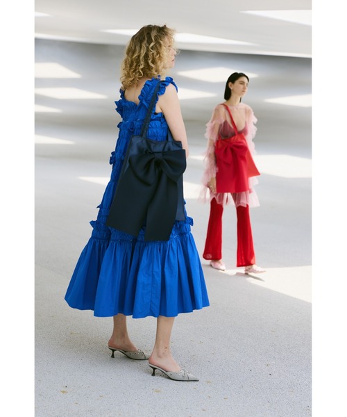 un/neu（アンノイ）の「BIGリボントート / A4サイズ、14インチPC収納可能 /（トートバッグ・レディース・ブラック/レッド/ネイビー・FREE）」の22枚目の写真