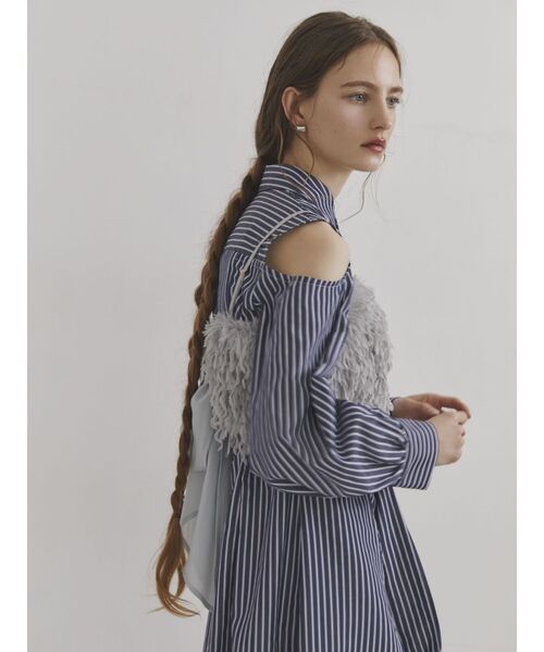 dazzlin（ダズリン）の「フェザーライクビスチェ（キャミソール・レディース・オレンジ/ブルー/ピンク/オフホワイト・FREE）」の7枚目の写真