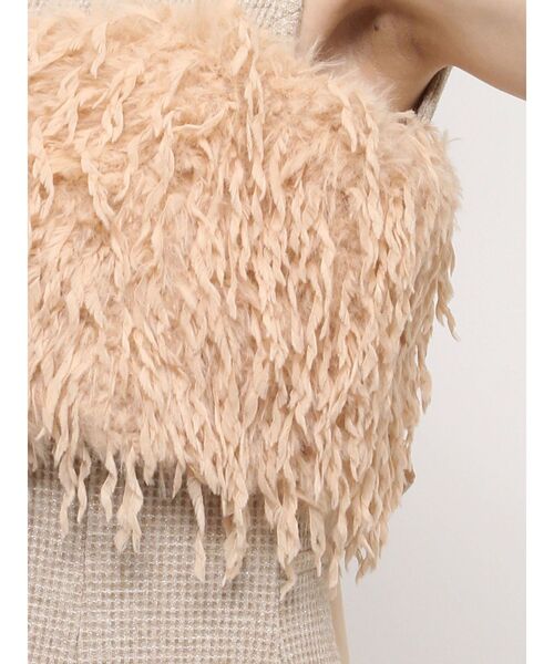 dazzlin フェザー付ベロアビスチェ レース×フェザービスチェ | Romantic Standard ロマンティック