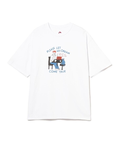 BEAMS T(ビームスティー)の「Shiomi Wada × BEAMS T / My Dream T-Shirt(Tシャツ/カットソー・メンズ・ホワイト・S/M/L)」の2枚目の写真