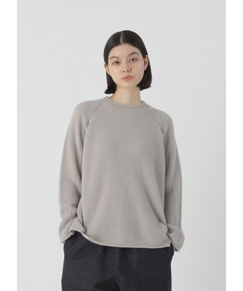 Plantation(プランテーション)の「ウールタム / ニットプルオーバー / (O)(ニット/セーター・レディース・ブラック/ボルドー/ライトグレー/イエロー・M size)」の2枚目の写真
