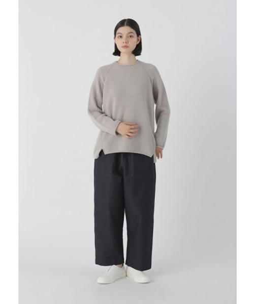 Plantation(プランテーション)の「ウールタム / ニットプルオーバー / (O)(ニット/セーター・レディース・ブラック/ボルドー/ライトグレー/イエロー・M size)」の12枚目の写真