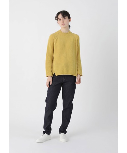 Plantation(プランテーション)の「ウールタム / ニットプルオーバー / (O)(ニット/セーター・レディース・ブラック/ボルドー/ライトグレー/イエロー・M size)」の19枚目の写真