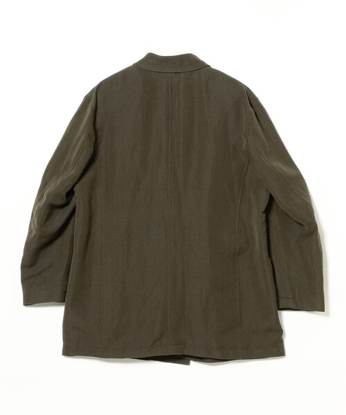 sage de cret（サージュデクレ）の「【別注】sage de cret / 6 Button Double Breasted Jacket Herringbone（テーラードジャケット・メンズ・オリーブ・LARGE/MEDIUM/SMALL）」の7枚目の写真