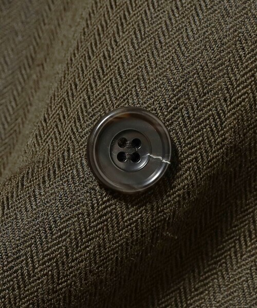 sage de cret（サージュデクレ）の「【別注】sage de cret / 6 Button Double Breasted Jacket Herringbone（テーラードジャケット・メンズ・オリーブ・LARGE/MEDIUM/SMALL）」の8枚目の写真