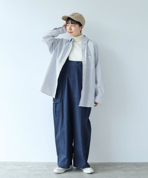 PAR ICI（パーリッシィ）の「ヴィンテージオックス ラグランシャツ（シャツ/ブラウス・レディース・ネイビー/グリーン/アイボリー・FREE）」の10枚目の写真