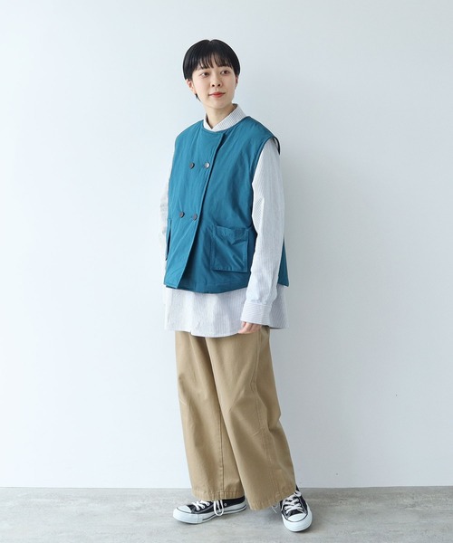 PAR ICI（パーリッシィ）の「ヴィンテージオックス ラグランシャツ（シャツ/ブラウス・レディース・ネイビー/グリーン/アイボリー・FREE）」の21枚目の写真