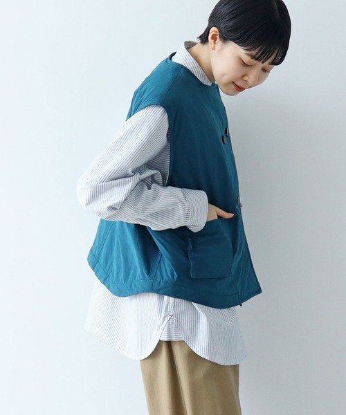 PAR ICI（パーリッシィ）の「ヴィンテージオックス ラグランシャツ（シャツ/ブラウス・レディース・ネイビー/グリーン/アイボリー・FREE）」の19枚目の写真