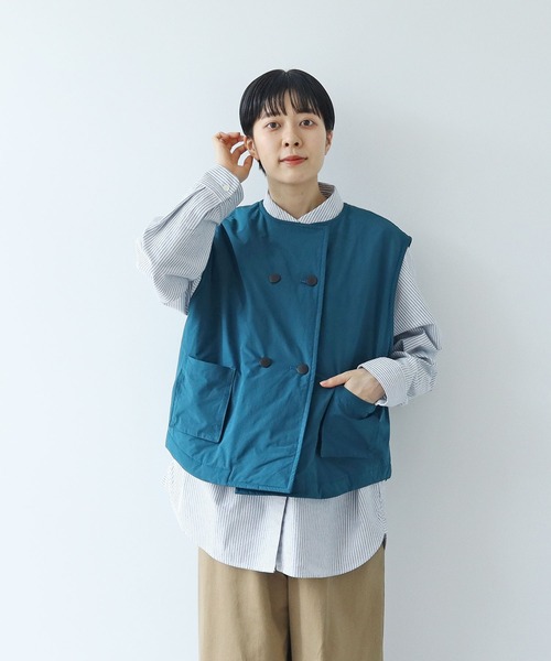 PAR ICI（パーリッシィ）の「ヴィンテージオックス ラグランシャツ（シャツ/ブラウス・レディース・ネイビー/グリーン/アイボリー・FREE）」の17枚目の写真