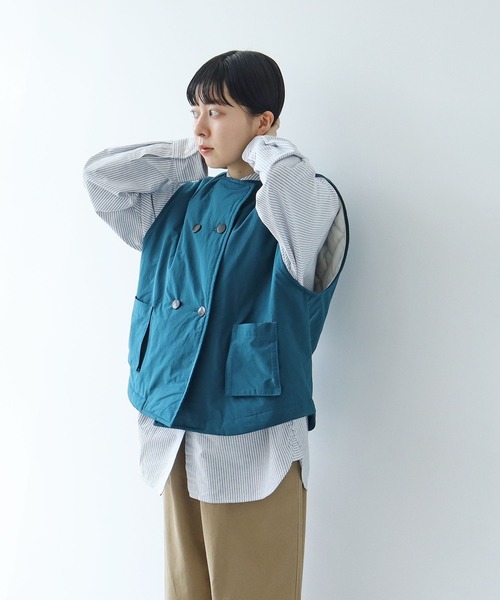 PAR ICI（パーリッシィ）の「ヴィンテージオックス ラグランシャツ（シャツ/ブラウス・レディース・ネイビー/グリーン/アイボリー・FREE）」の18枚目の写真