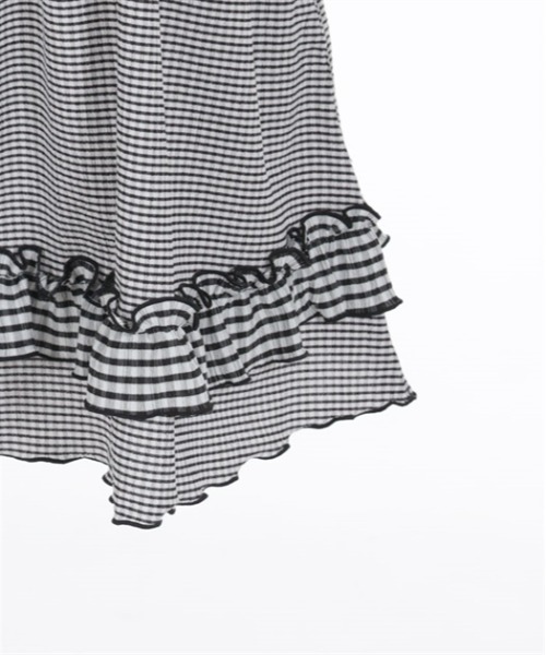 axes femme kids（アクシーズファムキッズ）の「チェック柄カットワンピース（ワンピース・キッズ・パープル/ブラック・MEDIUM/LARGE/X-LARGE）」の20枚目の写真