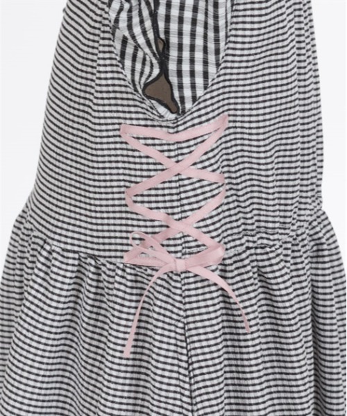 axes femme kids（アクシーズファムキッズ）の「チェック柄カットワンピース（ワンピース・キッズ・パープル/ブラック・MEDIUM/LARGE/X-LARGE）」の21枚目の写真