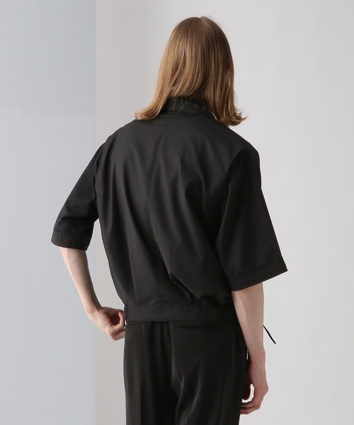 HARE(ハレ)の「ショートリブシャツブルゾン(HARE)(シャツ/ブラウス・メンズ・ブラック/パープル/グレー・SMALL/MEDIUM)」の11枚目の写真
