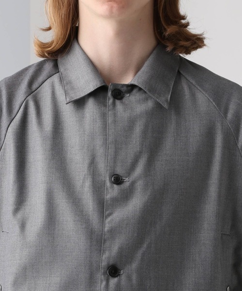 HARE(ハレ)の「ショートリブシャツブルゾン(HARE)(シャツ/ブラウス・メンズ・ブラック/パープル/グレー・SMALL/MEDIUM)」の22枚目の写真