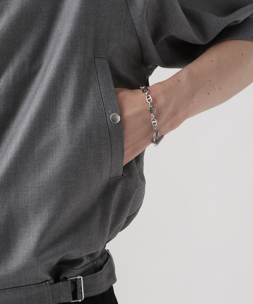 HARE(ハレ)の「ショートリブシャツブルゾン(HARE)(シャツ/ブラウス・メンズ・ブラック/パープル/グレー・SMALL/MEDIUM)」の19枚目の写真
