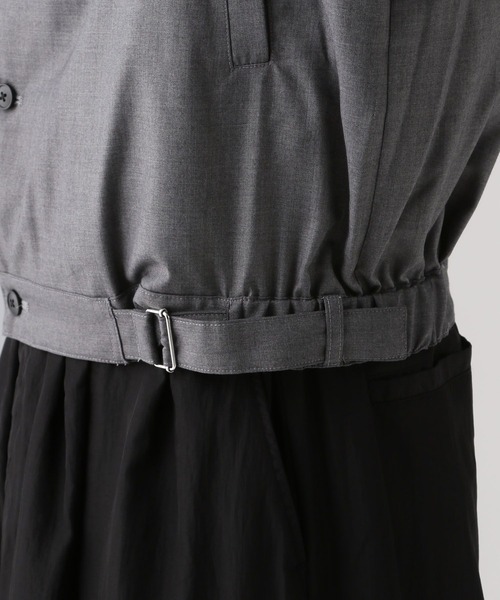 HARE(ハレ)の「ショートリブシャツブルゾン(HARE)(シャツ/ブラウス・メンズ・ブラック/パープル/グレー・SMALL/MEDIUM)」の18枚目の写真