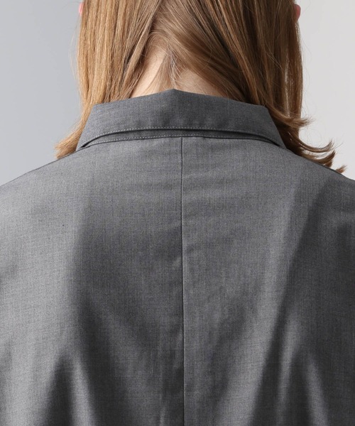 HARE(ハレ)の「ショートリブシャツブルゾン(HARE)(シャツ/ブラウス・メンズ・ブラック/パープル/グレー・SMALL/MEDIUM)」の17枚目の写真