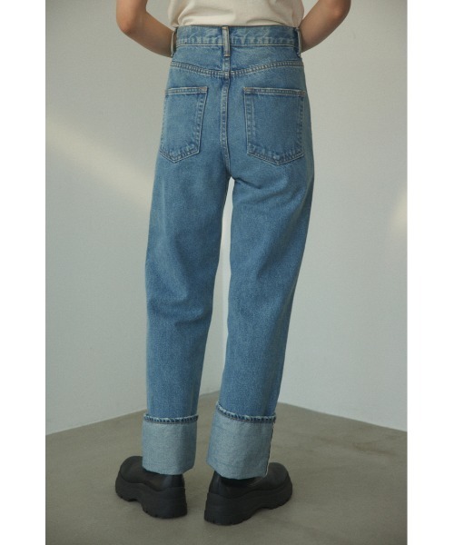BLACK BY MOUSSY(ブラックバイマウジー)の「selvedge vintage denim(セルビッジヴィンテージデニム)(デニムパンツ・レディース・ブルー・24inch/25inch/26inch/23inch)」の8枚目の写真