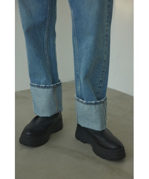 BLACK BY MOUSSY(ブラックバイマウジー)の「selvedge vintage denim(セルビッジヴィンテージデニム)(デニムパンツ・レディース・ブルー・24inch/25inch/26inch/23inch)」の12枚目の写真