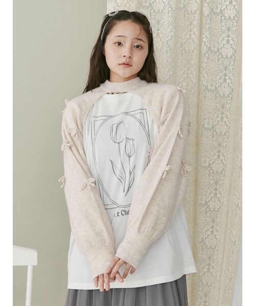 merry jenny（メリージェニー）の「tulip long tee（Tシャツ