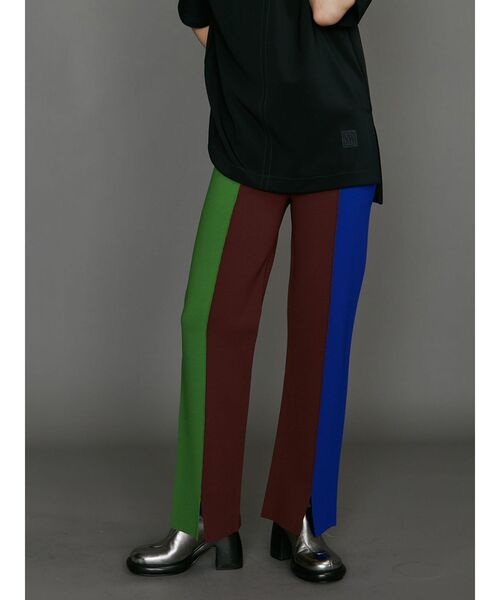 UN3D.（アンスリード）の「MULTICOLOR KNIT PT / マルチカラーニットパンツ（その他パンツ・レディース・ブラウン/グレー/ブラック・36/38）」の5枚目の写真