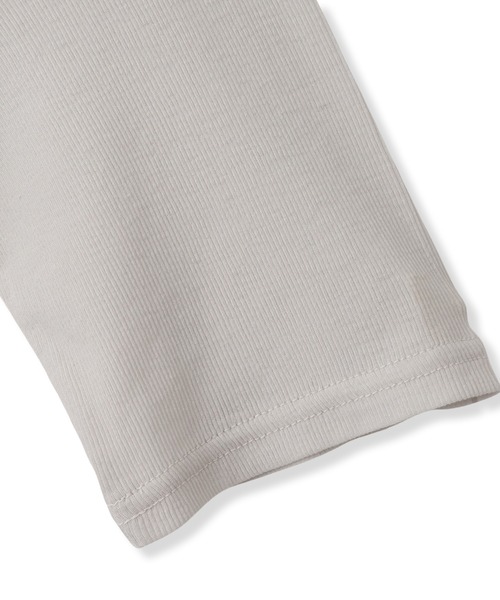 MAYSON GREY(メイソングレイ)の「シアーテレココンパクトTシャツ≪洗濯機で洗える≫(Tシャツ/カットソー・レディース・ブラック/ライトグレー・M)」の15枚目の写真