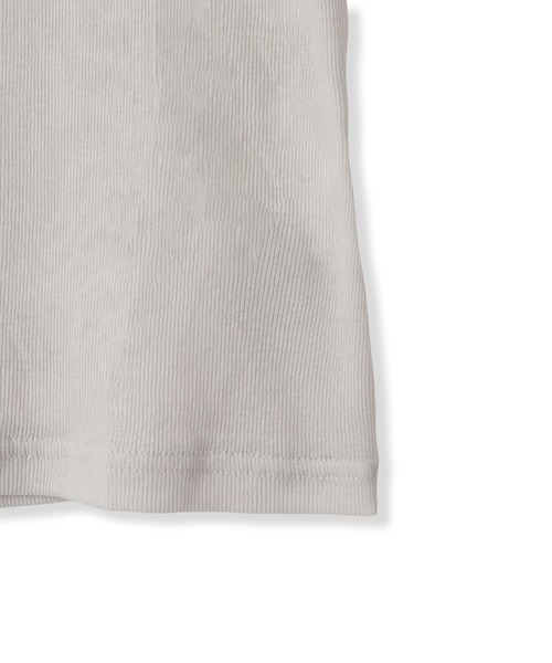 MAYSON GREY(メイソングレイ)の「シアーテレココンパクトTシャツ≪洗濯機で洗える≫(Tシャツ/カットソー・レディース・ブラック/ライトグレー・M)」の16枚目の写真