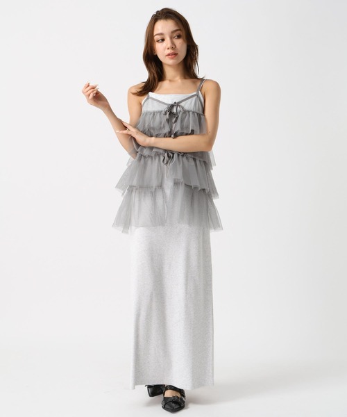 FOREVER 21（フォーエバー トゥエンティーワン）の「【2024SS】ティアードリボンチュニック（その他トップス・レディース・ホワイト/グレー/ブラック・FREE）」の4枚目の写真