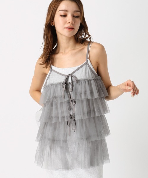 FOREVER 21（フォーエバー トゥエンティーワン）の「【2024SS】ティアードリボンチュニック（その他トップス・レディース・ホワイト/グレー/ブラック・FREE）」の7枚目の写真