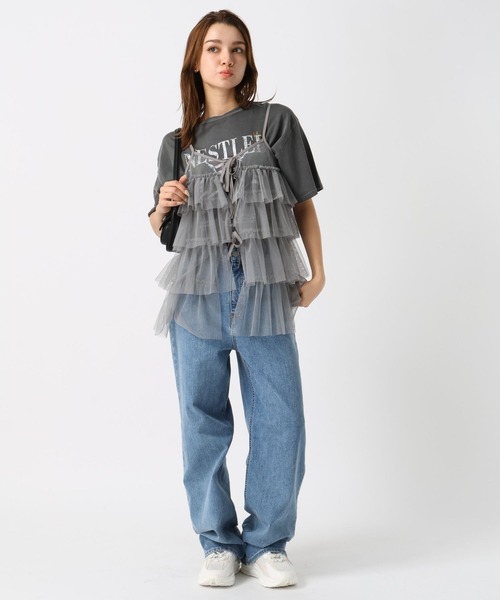 FOREVER 21（フォーエバー トゥエンティーワン）の「【2024SS】ティアードリボンチュニック（その他トップス・レディース・ホワイト/グレー/ブラック・FREE）」の8枚目の写真