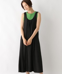 LEPSIM | Uネック2WAYフレアジャンパースカート 128396(ジャンパースカート)
