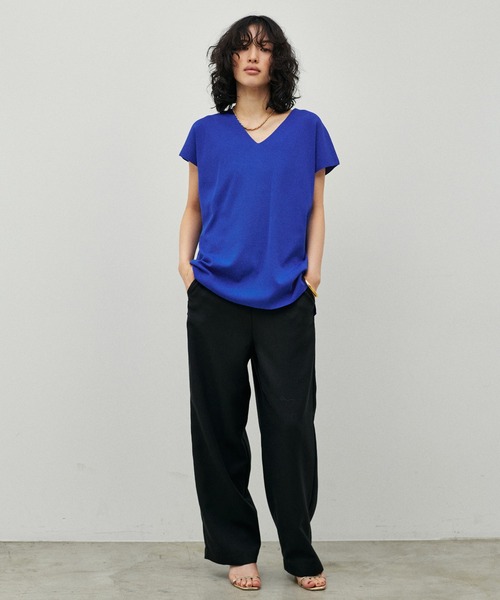 LARUTA(ラルータ)の「【LARUTA】】UV&接触冷感前後2WAYニット(ニット/セーター・レディース・アイボリー/ブラック/ブルー/モカ・FREE)」の17枚目の写真