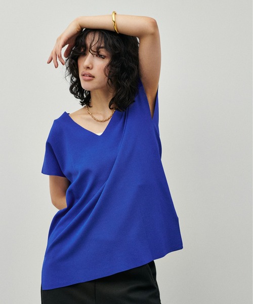 LARUTA(ラルータ)の「【LARUTA】】UV&接触冷感前後2WAYニット(ニット/セーター・レディース・アイボリー/ブラック/ブルー/モカ・FREE)」の19枚目の写真