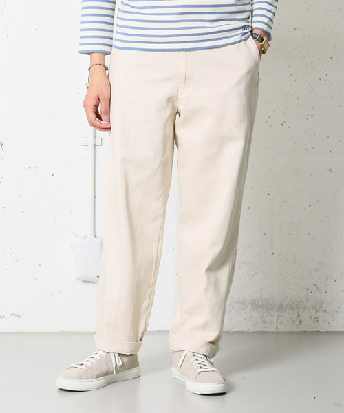 URBAN RESEARCH DOORS MENS（アーバンリサーチ ドアーズ メンズ）の「FORK＆SPOON フレンチベーシックトラウザー（その他パンツ・メンズ・ネイビー/キャメル/オフホワイト・38/40）」の2枚目の写真