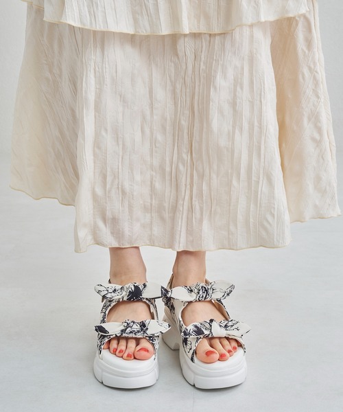 リボンベルト厚底サンダル 41242（サンダル）｜ORiental TRaffic（オリエンタルトラフィック）