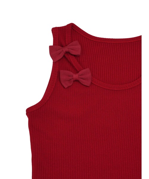 D&G BEACHWEAR ジュース柄 肩紐 リボン タンクトップ ピンク D&G BEACHWEAR ジュース柄 肩紐 リボン タンクトップ ピンク