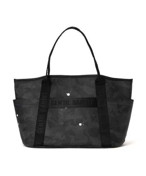 GENTIL BANDIT（ジャンティバンティ）の「GENTIL BANDIT（ジャンティバンティ）ツールトートバッグ MM（トートバッグ・メンズ・ブラック/チャコールグレー・F）」の2枚目の写真