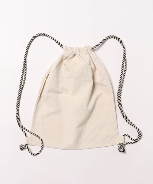 AND SQUARE(アンドスクエア)の「<AND SQUARE>【BAG ALL】コットンリュック アローNEW YORK(バックパック/リュック・レディース・ホワイト・FREE)」の2枚目の写真