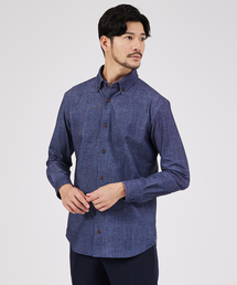 ABAHOUSE | 【FLEX SHIRTS】デニム ウォッシュ プリント ジャージシャツ(シャツ/ブラウス)