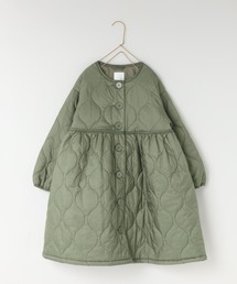 LOWRYS FARM | キルティングワンピースコート　133361(ミリタリージャケット)