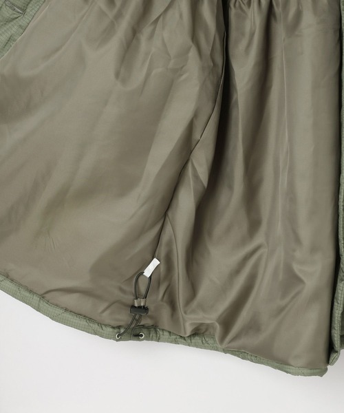 LOWRYS FARM（ローリーズファーム）の「キルティングワンピースコート　133361（ミリタリージャケット・キッズ・カーキ/ブラック・120cm/110cm/150cm/140cm/130cm）」の9枚目の写真