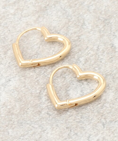 OPAQUE.CLIP（オペークドットクリップ）の「ワンタッチハートピアス（ピアス（両耳用）・レディース・ゴールド/シルバー・00）」の7枚目の写真