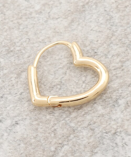 OPAQUE.CLIP（オペークドットクリップ）の「ワンタッチハートピアス（ピアス（両耳用）・レディース・ゴールド/シルバー・00）」の6枚目の写真