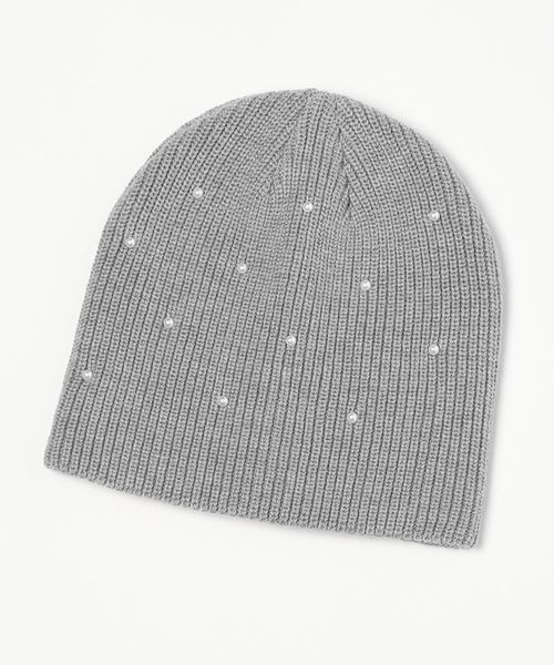 LOWRYS FARM（ローリーズファーム）の「モチーフニットワッチ　 138935（ニットキャップ/ビーニー・レディース・グレー/チャコールグレー/ブラック・FREE）」の13枚目の写真