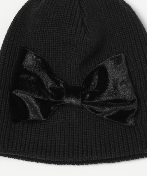 LOWRYS FARM（ローリーズファーム）の「モチーフニットワッチ　 138935（ニットキャップ/ビーニー・レディース・グレー/チャコールグレー/ブラック・FREE）」の10枚目の写真